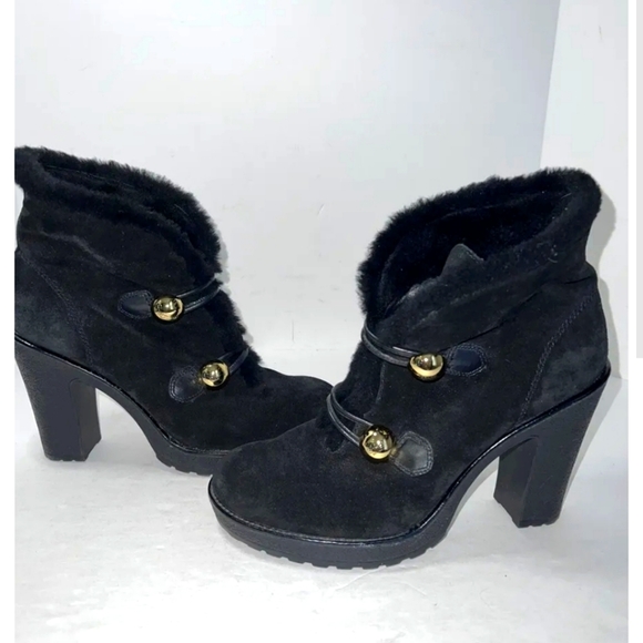 Coach Lenora Shearling Boots - Picture 1 of 8